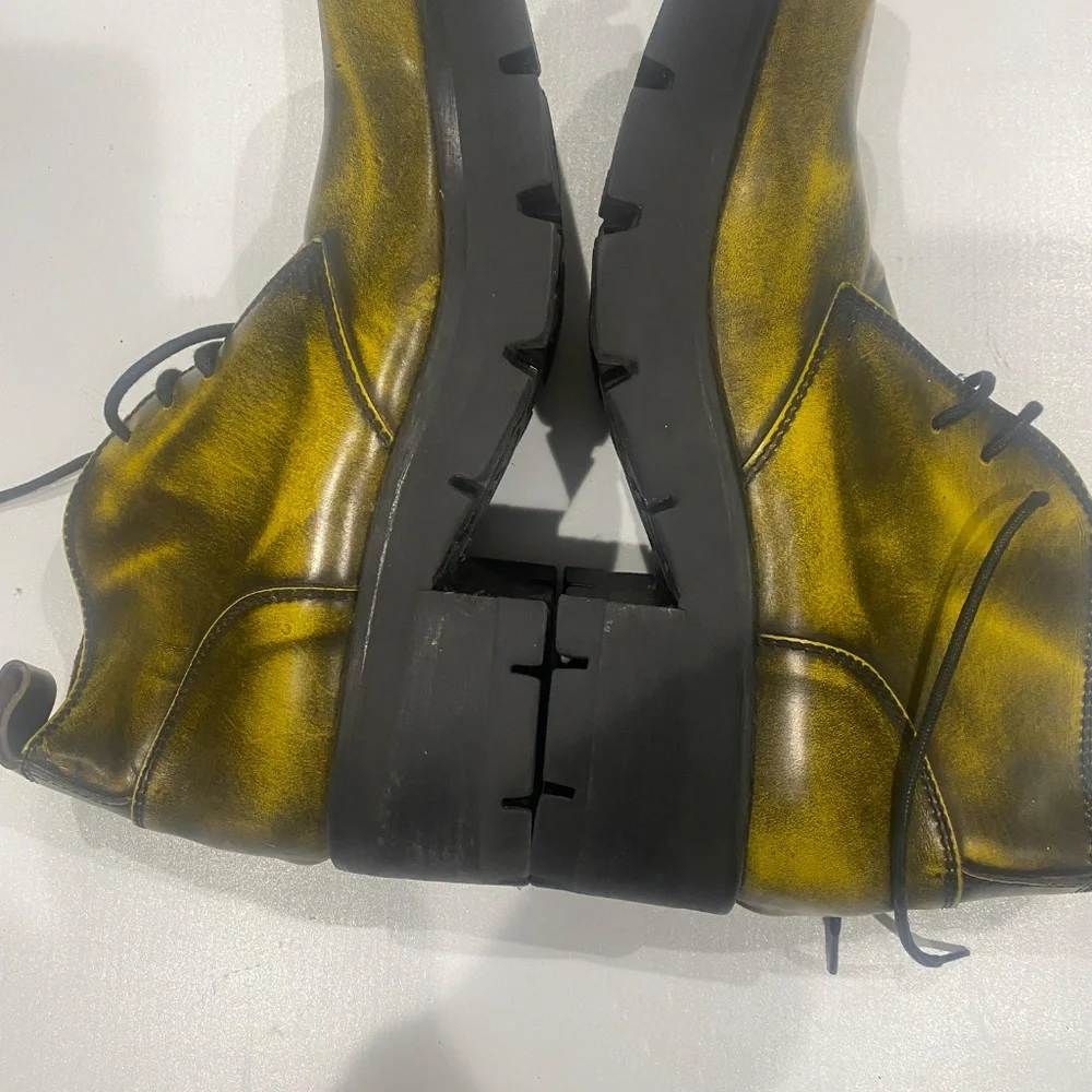 Carlo Morandi Vintage Platform Shoe Made In Italy Sz 42)
